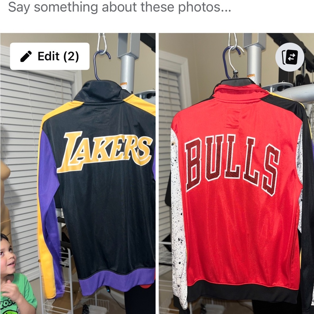 Lakers and Bulls Reversible Jacket